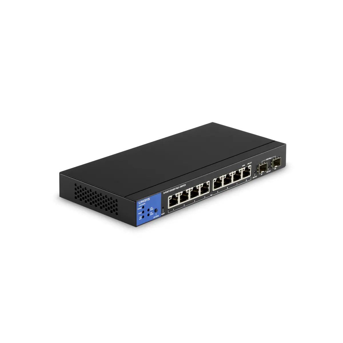 Linksys 8-Port Managed Gigabit PoE+ Switch | LGS310MPC
