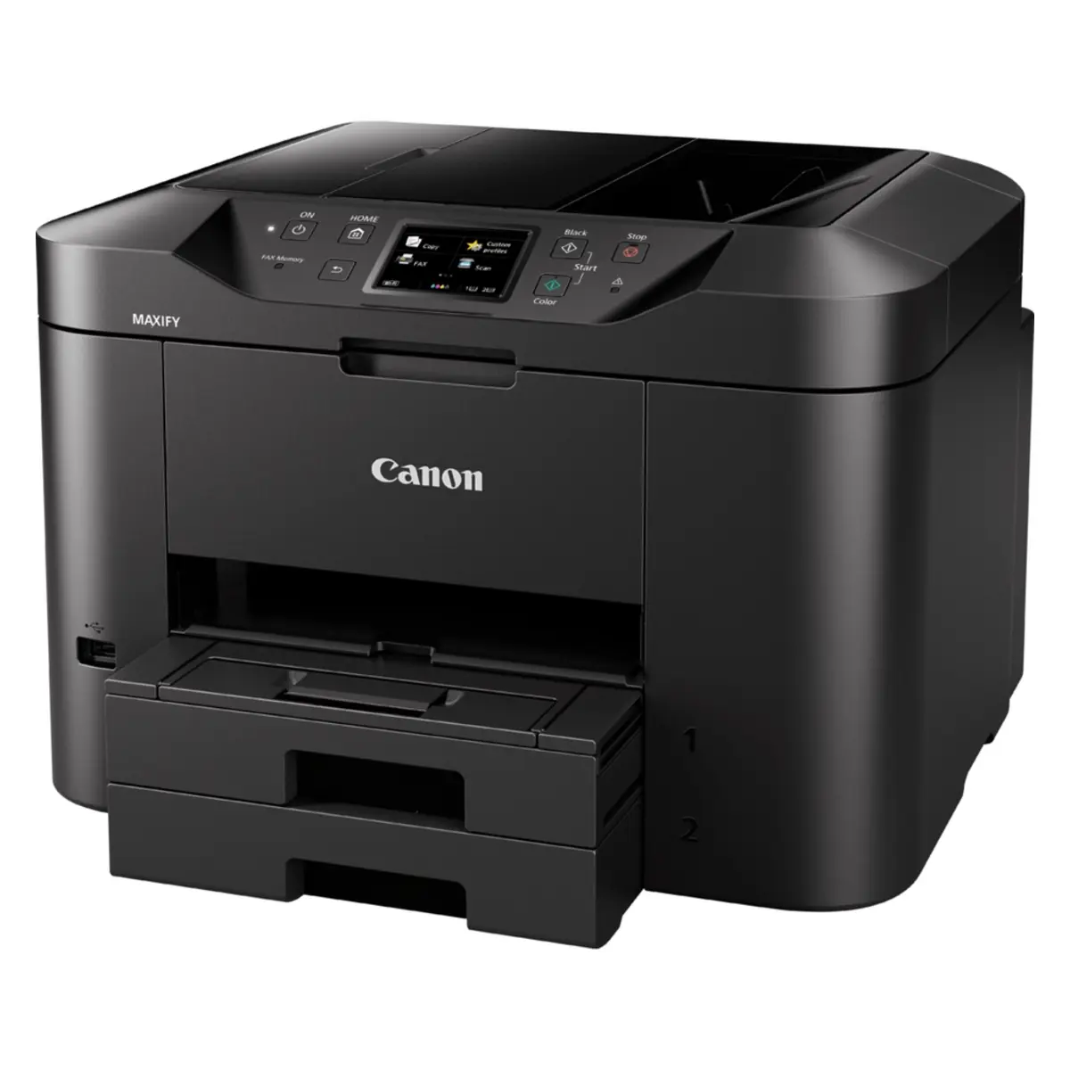 Canon Business Inkjet Series – MAXIFY 4 In 1 Business Inkjet MAXIFY MB2740 All-In-One for busy home office with print, copy, scan and fax functions,24 ipm mono, 15 ipm color, 7.... image 2