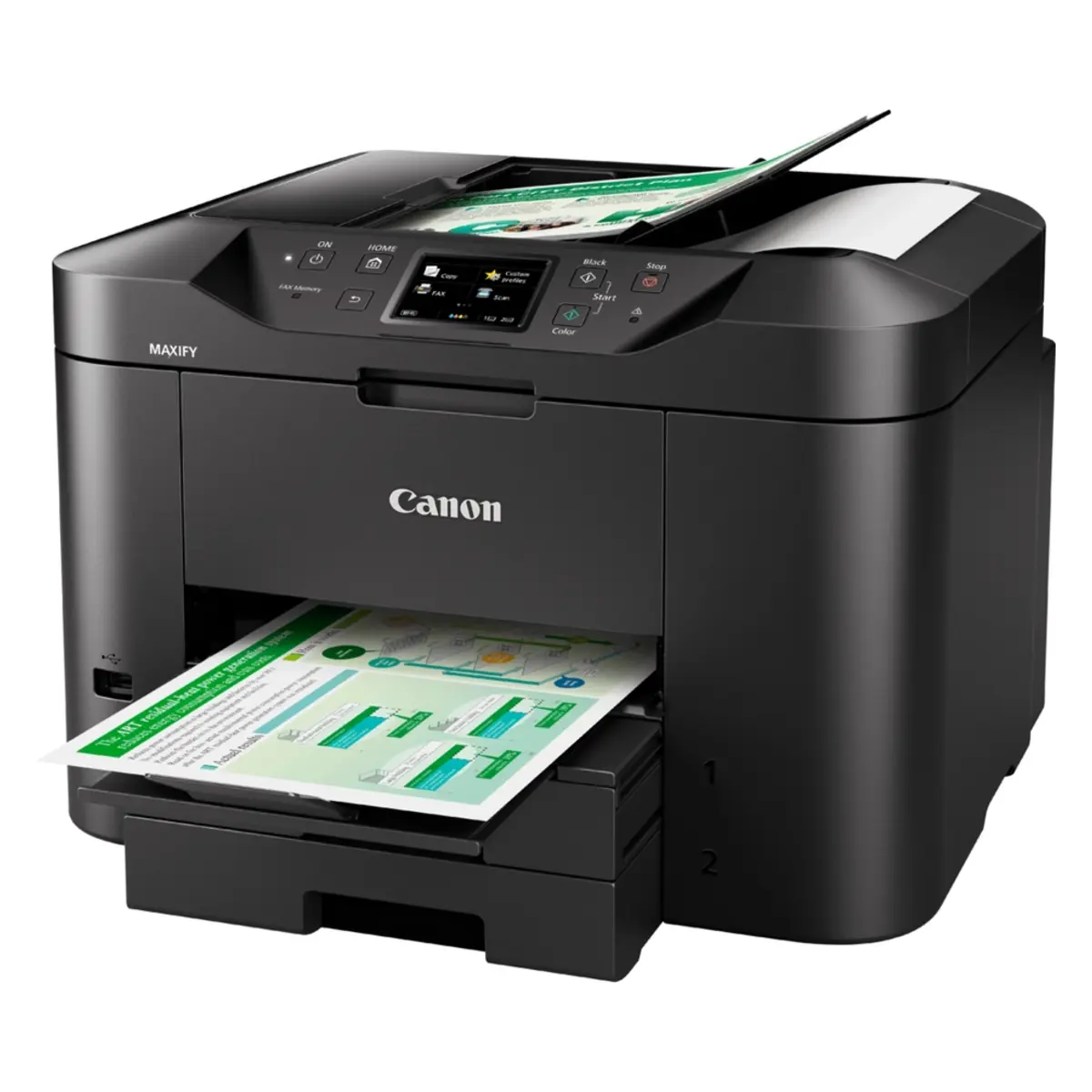 Canon Business Inkjet Series – MAXIFY 4 In 1 Business Inkjet MAXIFY MB2740 All-In-One for busy home office with print, copy, scan and fax functions,24 ipm mono, 15 ipm color, 7.... image 4