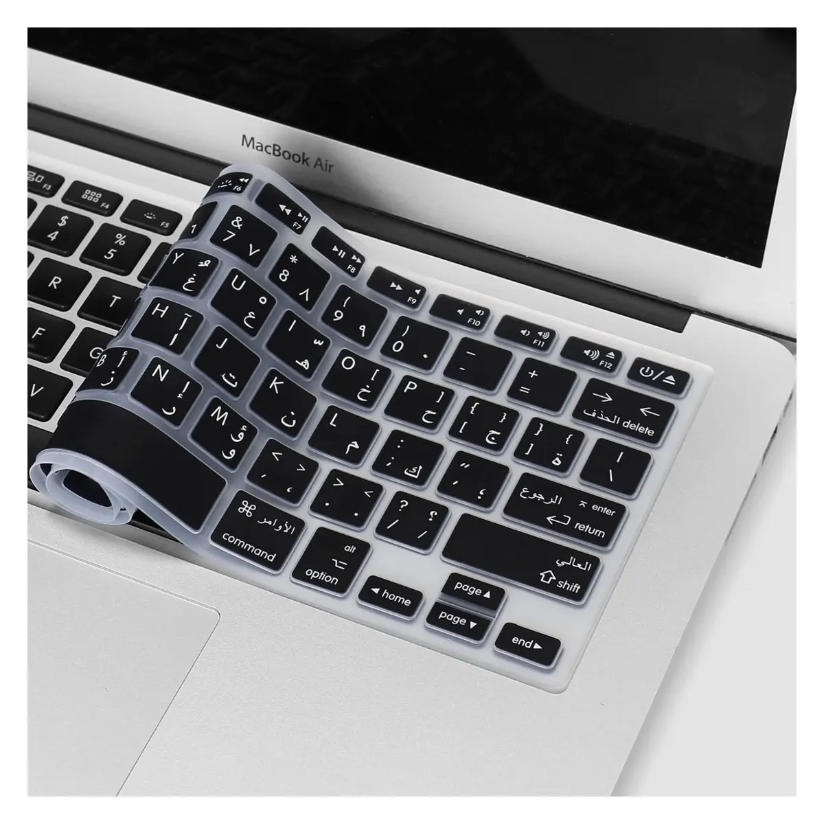 Arabic Language Silicone Keyboard Cover Skin MacBook Air 13” A1932